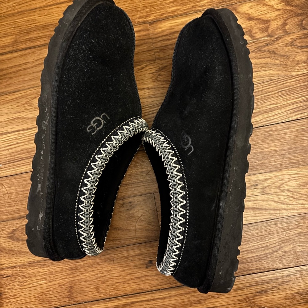 UGG Men's Black Slip-On Loafers